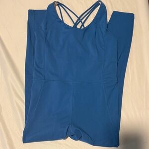 Blue Strappy Bodysuit/Jumpsuit